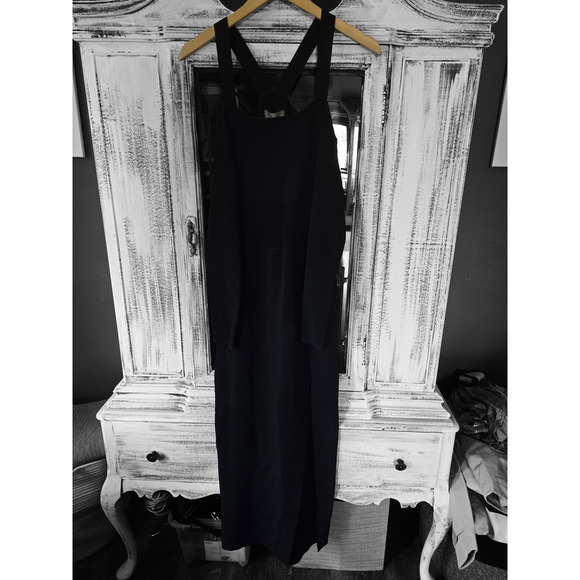 Anthropologie Square-Neck Knit Midi Dress - New 2X - Picture 5 of 5